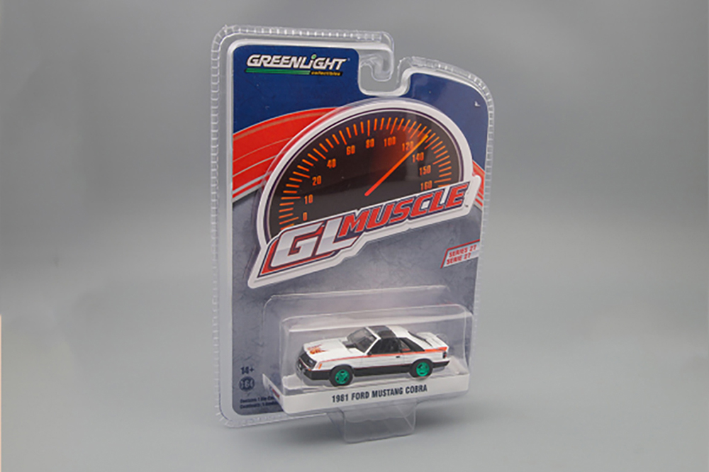 FORD MUSTANG COBRA (1981), POLAR WHITE (ДЛИНА МОДЕЛИ 6-10 СМ)