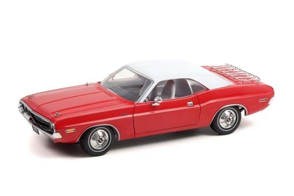 DODGE CHALLENGER "THE CHALLENGER DEPUTY" 1970 BRIGHT RED/WHITE ROOF / DODGE CHALLENGER "THE CHALLENGER DEPUTY" 1970 ЯРКО-КРАСНО-БЕЛАЯ КРЫША
