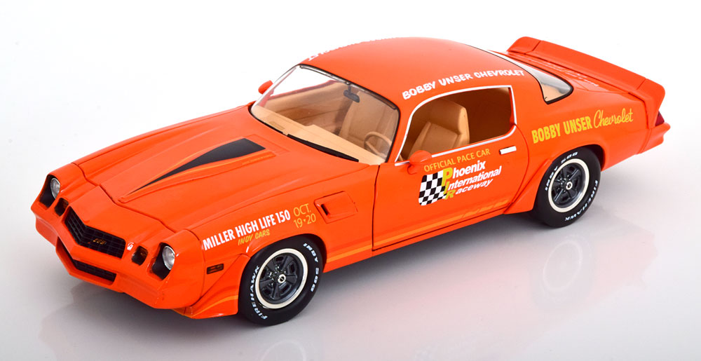 CHEVROLET CAMARO Z28 OFFICIAL PACE CAR PHOENIX INTERNATIONAL RACEWAY 1980 ORANGE