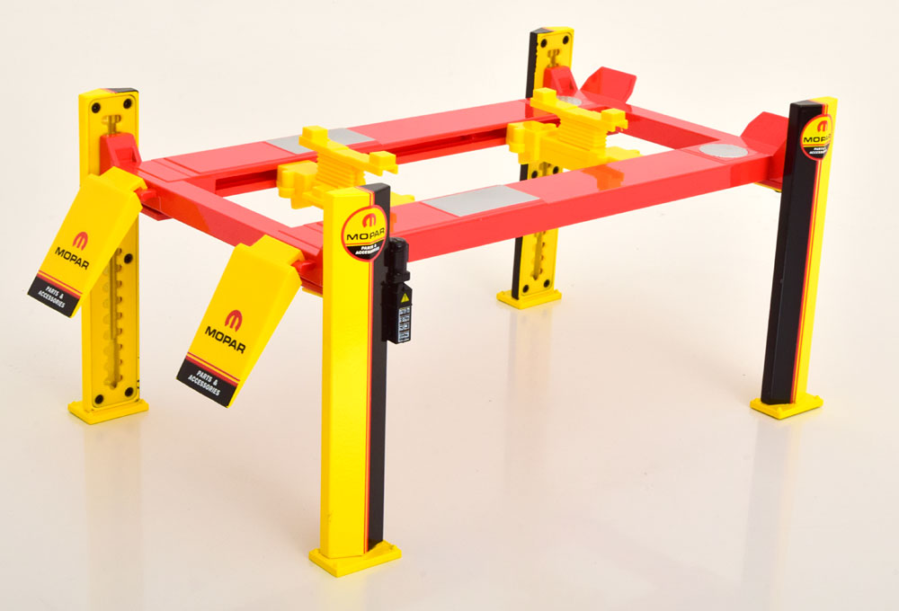 GARAGE MOPAR HEBEBÜHNE RED BLACK YELLOW / ПОДЪЕМНИК