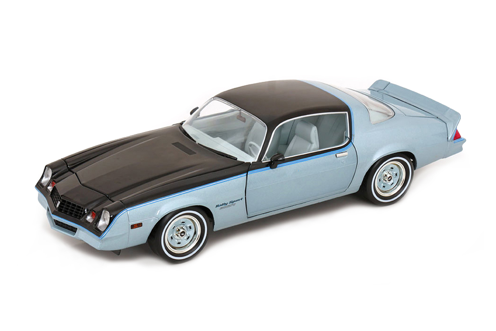 CHEVROLET CAMARO RALLY SPORT 1978 LIGHT BLUE METALLIC/BLACK