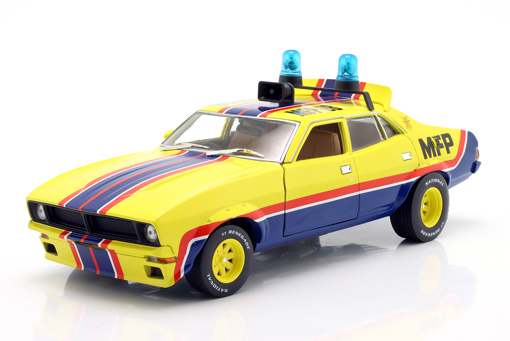 ROOP AND CHARLIE'S FORD FALCON XB 1974 FIRST OF THE V8 INTERCEPTORS / РУП ЧАРЛИЕ ФОРД ФАЛКОН КСБ ПЕРВЫЙ V8 ИНТЕРКЕПТОРС ЖЕЛТЫЙ СИНИЙ