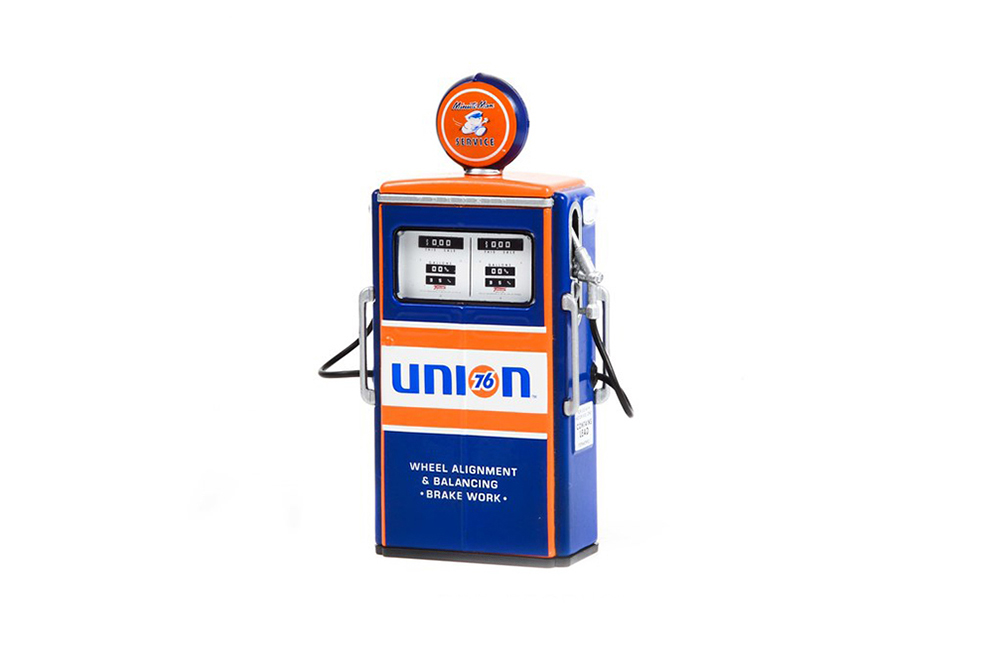НАБОР БЕНЗОКОЛОНКА TOKHEIM 350 TWIN GAS PUMP UNION 76 1954