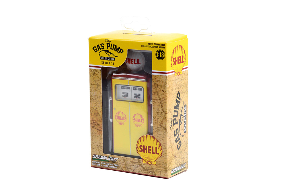 НАБОР БЕНЗОКОЛОНКА TOKHEIM 350 TWIN GAS PUMP SHELL  1954