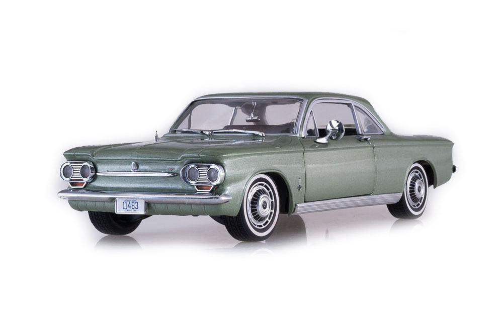 CHEVROLET CORVAIR COUPE 1963 GREEN METALLIC