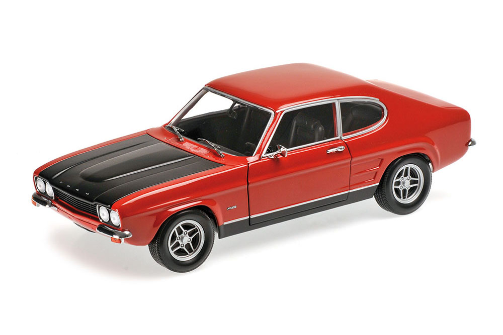FORD CAPRI RS 2600 1970 RED/BLACK LHD
