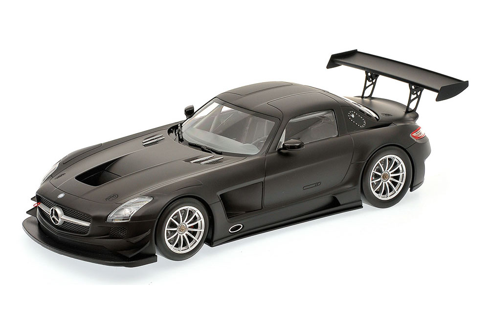 MERCEDES C197 SLS AMG GT3 2011 MATT BLACK