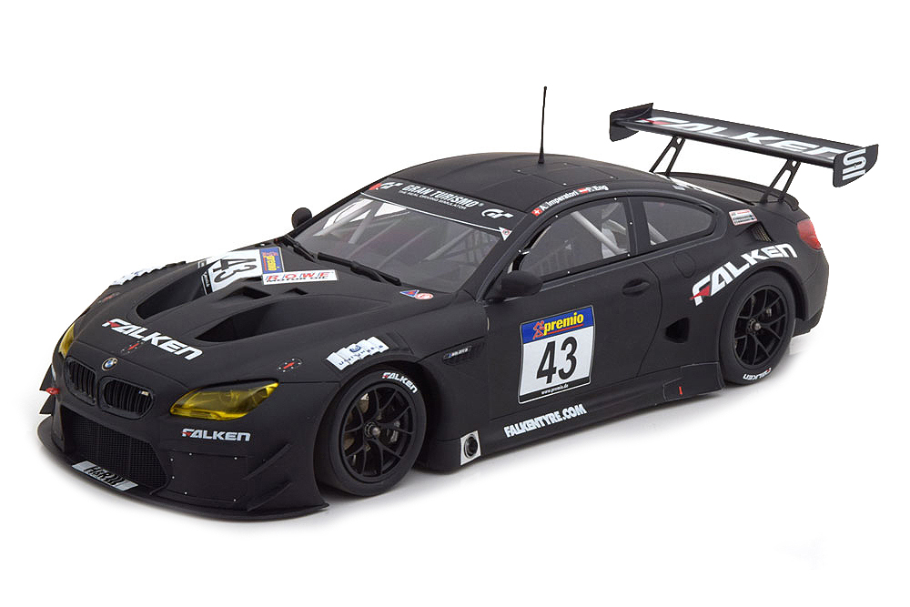 BMW M6 GT3 #43 DMV 250 MEILEN NURBURGRING VLN IMPERATORI/ENG 2016 FALKEN / БМВ М6 (ГОНКА НЮРБУРГРИНГ) ЧЕРНЫЙ