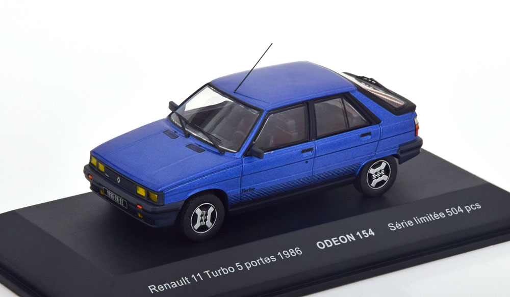 RENAULT 11 TURBO 5DOOR 1986 BLUEMETALLIC