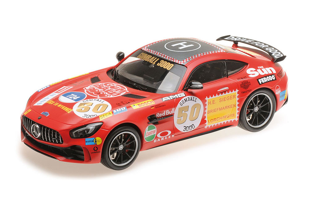 MERCEDES-AMG GTR 2017 RED SAU
