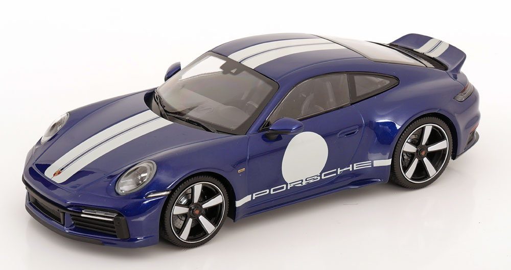 PORSCHE 911 (992) SPORT CLASSIC 2022 BLUE METALLIC/WHITE