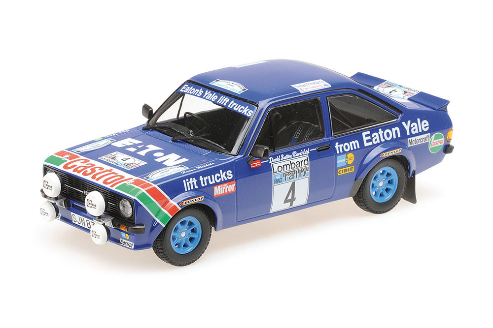 FORD RS 1800 TEAM EATON YALE WINNERS LOMBARD RAC RALLY 1978
