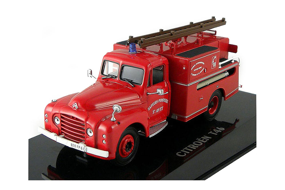 CITROËN T46 POMPIERS POMPE GUINARD 1962