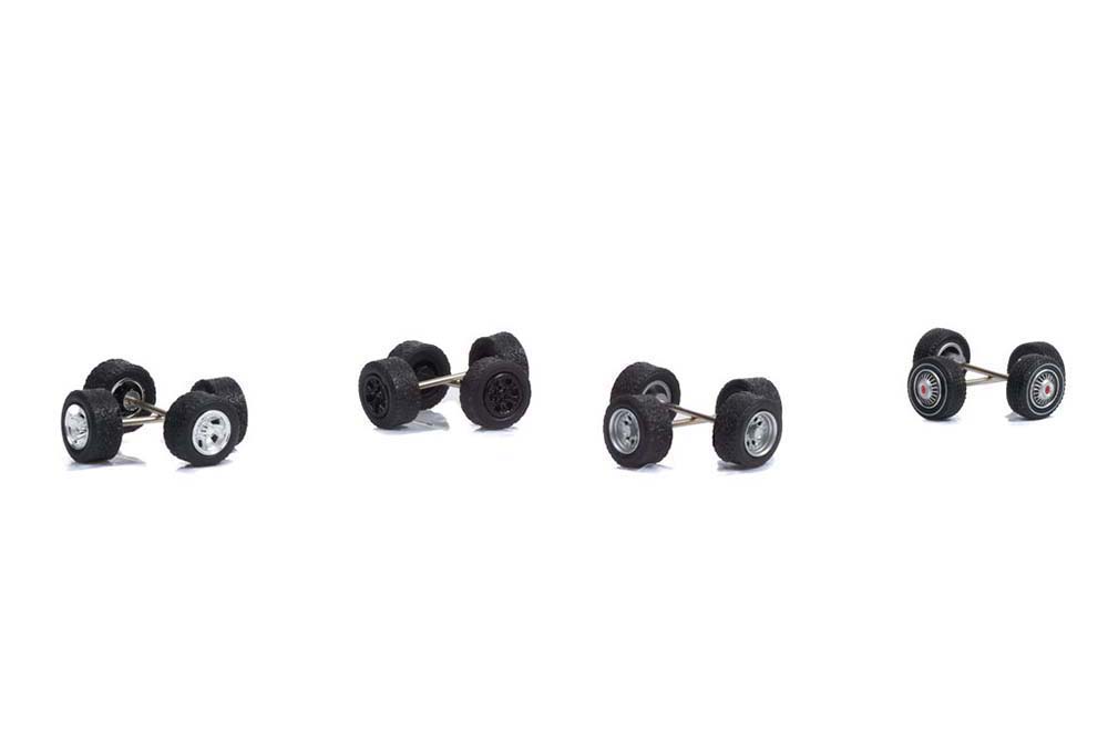WHEELS "WHEEL & TIRE PACKS SERIES 5" 4 КОМПЛЕКТА КОЛЕС FORD BRONCO (ДЛИНА МОДЕЛИ 6-10 СМ)