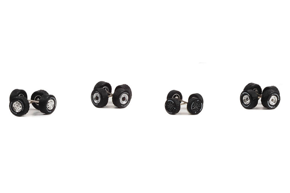 WHEELS НАБОР WHEEL & TIRE PACKS SERIES 7 4 КОМПЛЕКТА КОЛЕС BRIDGESTONE (ДЛИНА МОДЕЛИ 6-10 СМ)