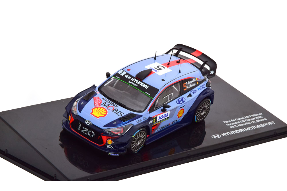 HYUNDAI I20 WRC COUPE WINNER RALLY TOUR DE CORSE 2017