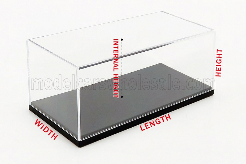 БОКС ДЛЯ МОДЕЛИ В МАСШТАБЕ  1/2422.1 X 12.0 X 7.6 PLASTIC DISPLAY