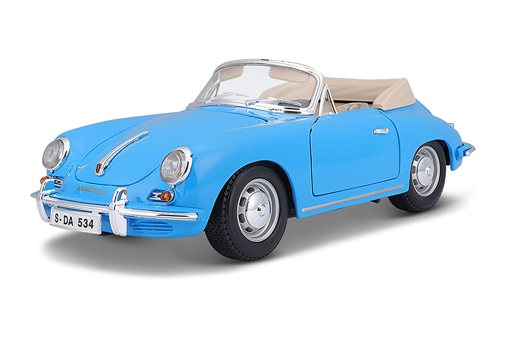 PORSCHE 356B CABRIOLET 1961 BLUE / ПОРШЕ 356 КАБРИОЛЕТ СИНИЙ