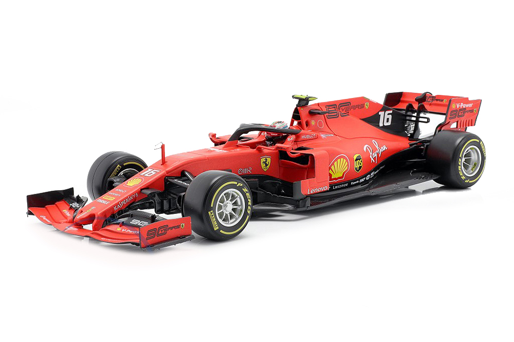 FERRARI SF90 WINNER GP ITALY CHARLES LECLERC 2019 RED / FERRARI ФЕРРАРИ SF90 ШАРЛЬ ЛЕКЛЕР 2019 ПОБЕДИТЕЛЬ ГРАНПРИ ИТАЛИИ