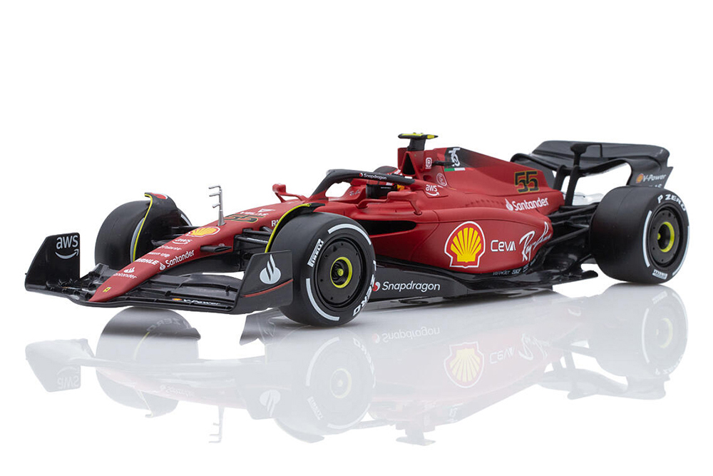 FERRARI F1-75 HARD TYRES SAINZ 2022 RED / FERRARI F1-75 ЖЕСТКИЕ ШИНЫ SAINZ 2022 КРАСНЫЕ