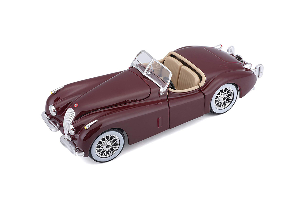 JAGUAR XK 120 ROADSTER 1951 DARK RED / ЯГУАР ХК РОДСТЕР КРАСНЫЙ