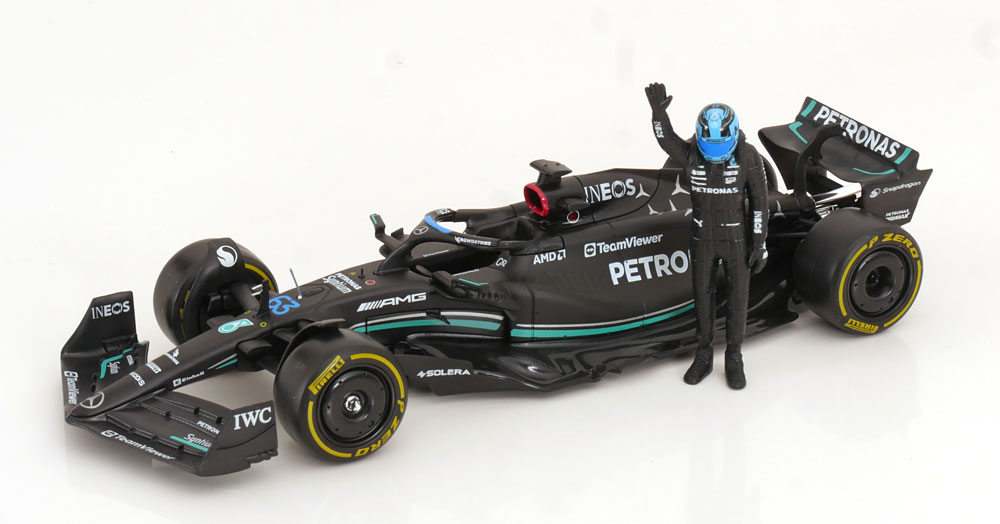 MERCEDES AMG FW14 DRIVER: RUSSELL 2023 WITH FIGURINE