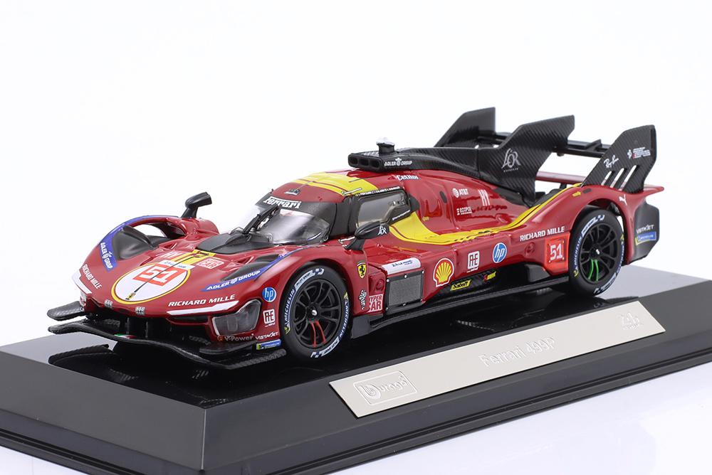 FERRARI 499P #51 3RD 24H LEMANS 2025 GIOVINAZZI, GUIDI, CALADO / ФЕРРАРИ 499P 3RD 24 ЧАСА ЛЕ-МАН ГИОВИНАЗЗИ ГУИДИ КАЛАДО