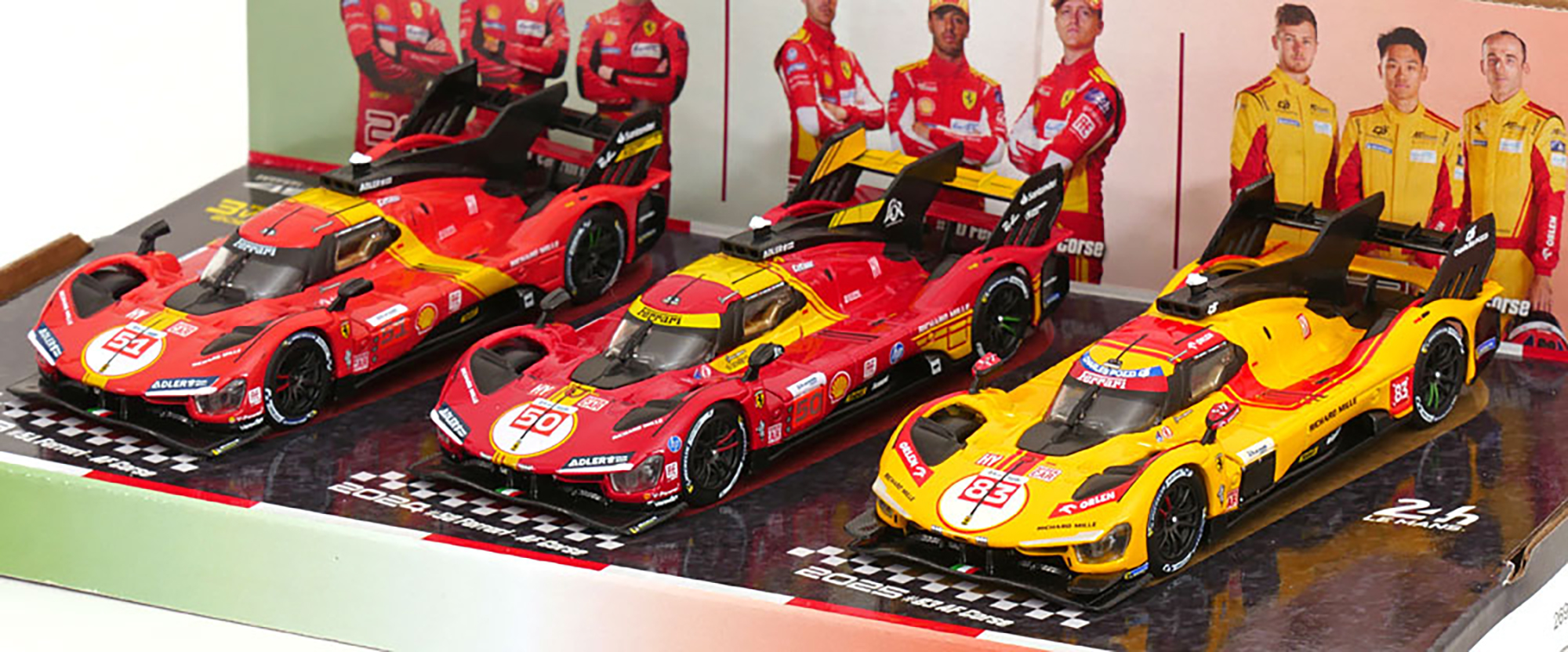 FERRARI 499P 3 TIMES WINNER 24H LE MANS 2023 / 2024 / 2025 / ФЕРРАРИ 499P 3 ТИМЕС ПОБЕДИТЕЛЬ 24 ЧАСА ЛЕ-МАН