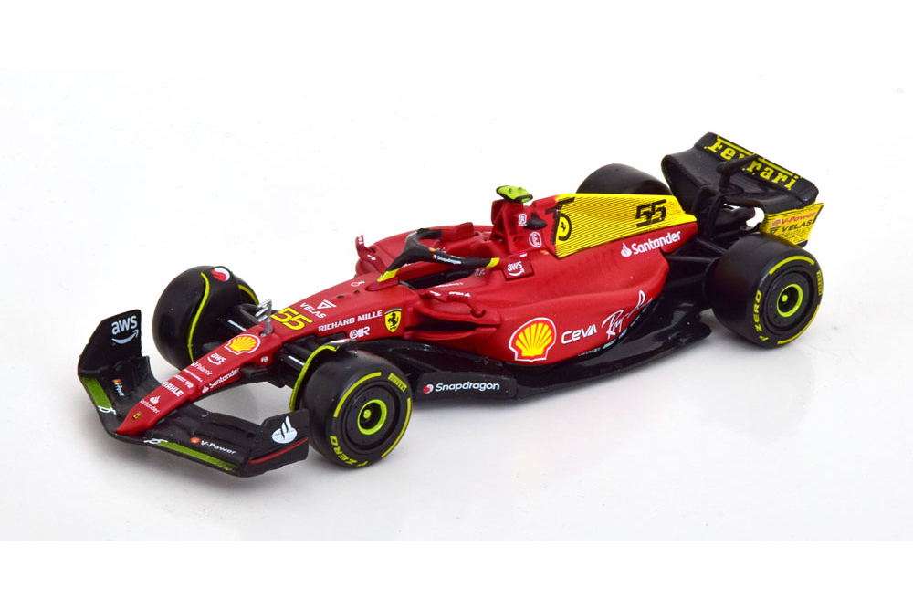 FERRARI F1-75 CARLOS SAINZ JR. #55 / ФЕРРАРИ Ф1-75 КАРЛОС САЙНЦ (4-МЕСТО ИТАЛЬЯНСКИЙ ГРАНПРИ) ФОРМУЛА-1 2022