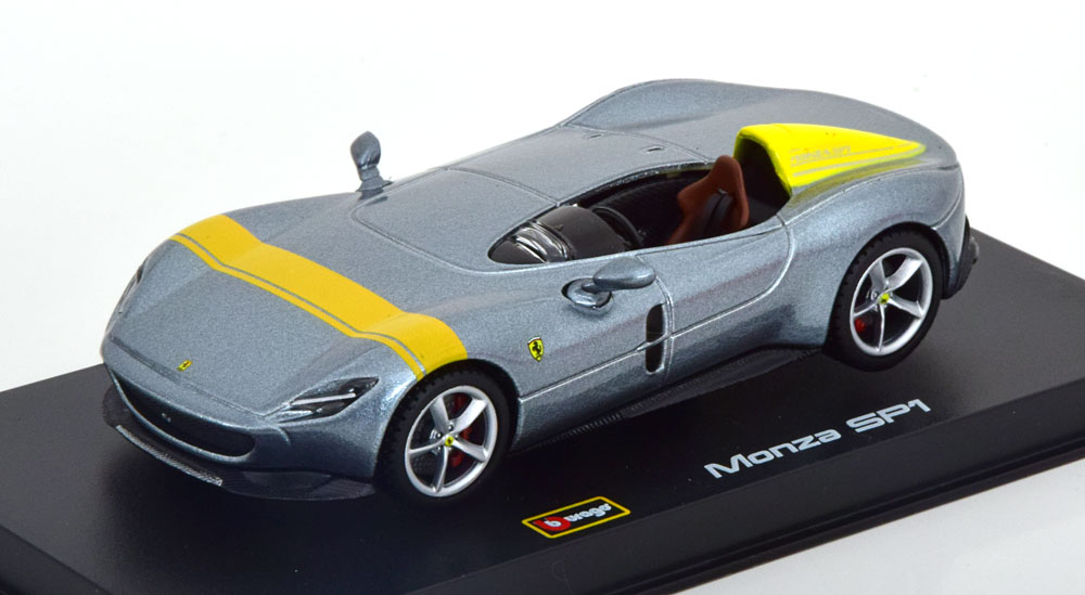FERRARI MONZA SP1 2018 GREYMETALLIC YELLOW
