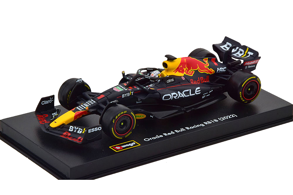 RED BULL RB18 WORLD CHAMPION VERSTAPPEN 2022 / РЕД БУЛЛ РБ18 МАКСА ФЕРСТАППЕНА (С БОКСОМ)