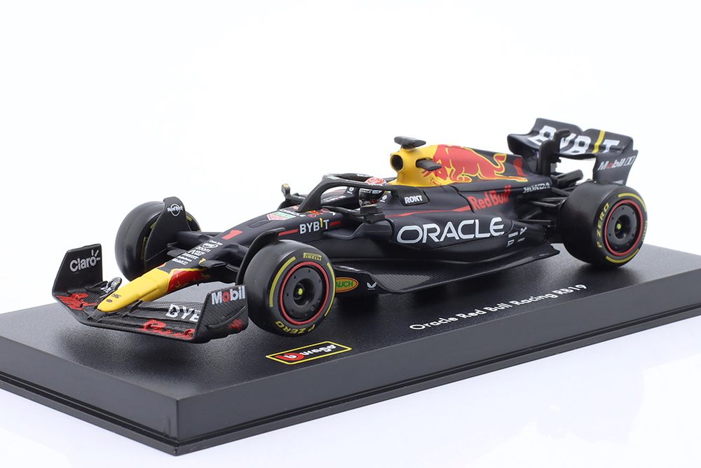 RED BULL RACING RB19 #1 MAX VERSTAPPEN 2023 / РЕД БУЛЛ РБ19 МАКС ФЕРСТАППЕН ЧЕМПИОН МИРА (С БОКСОМ)