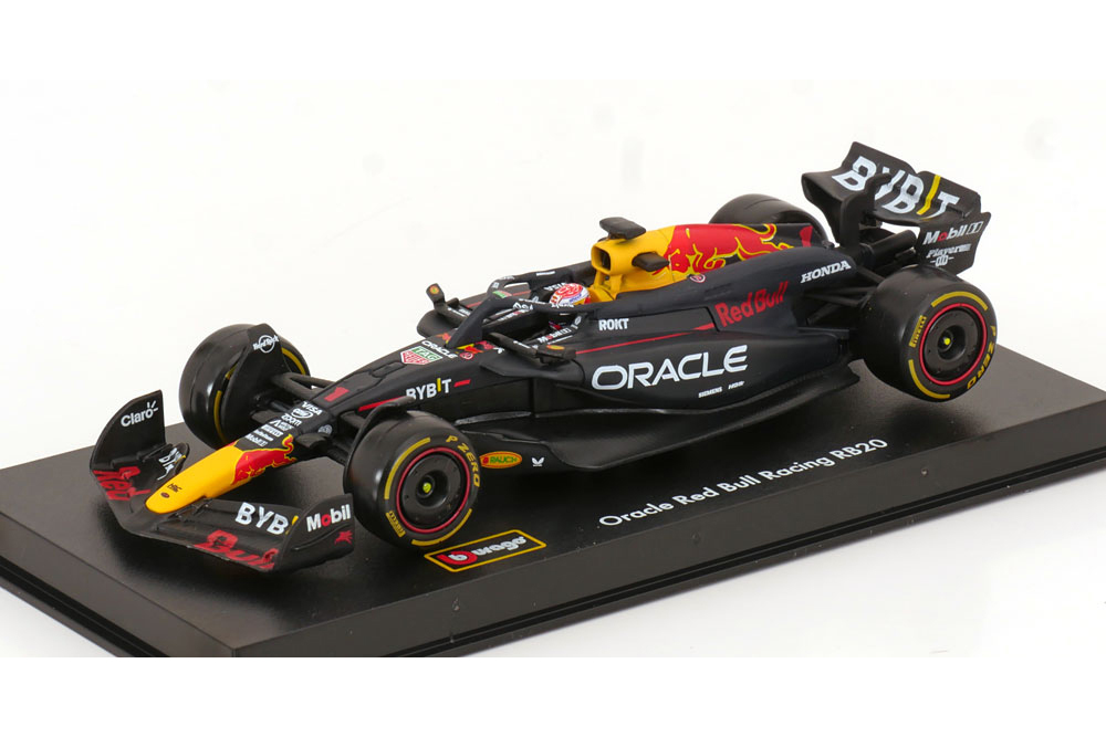 RED BULL RB20 WORLD CHAMPION SEASON 2024 MAX VERSTAPPEN (WITH BOX) / РЕД БУЛЛ МАКС ФЕРСТАППЕН (С БОКСОМ)