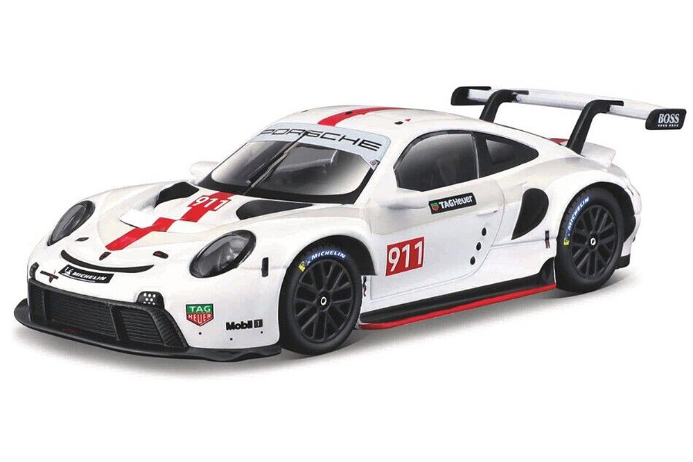 PORSCHE 911 RSR GT #911 WHITE/RED / ПОРШЕ 911 РСР