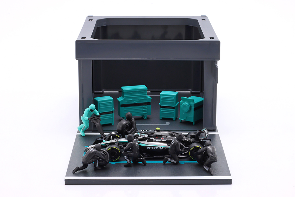 PIT STOP DIORAMA #12 FORMULA 1 2025 KIMI ANTONELLI / ПИТ СТОП ДИОРАМА ФОРМУЛА-1 КИМИ АНТОНЕЛЛИ