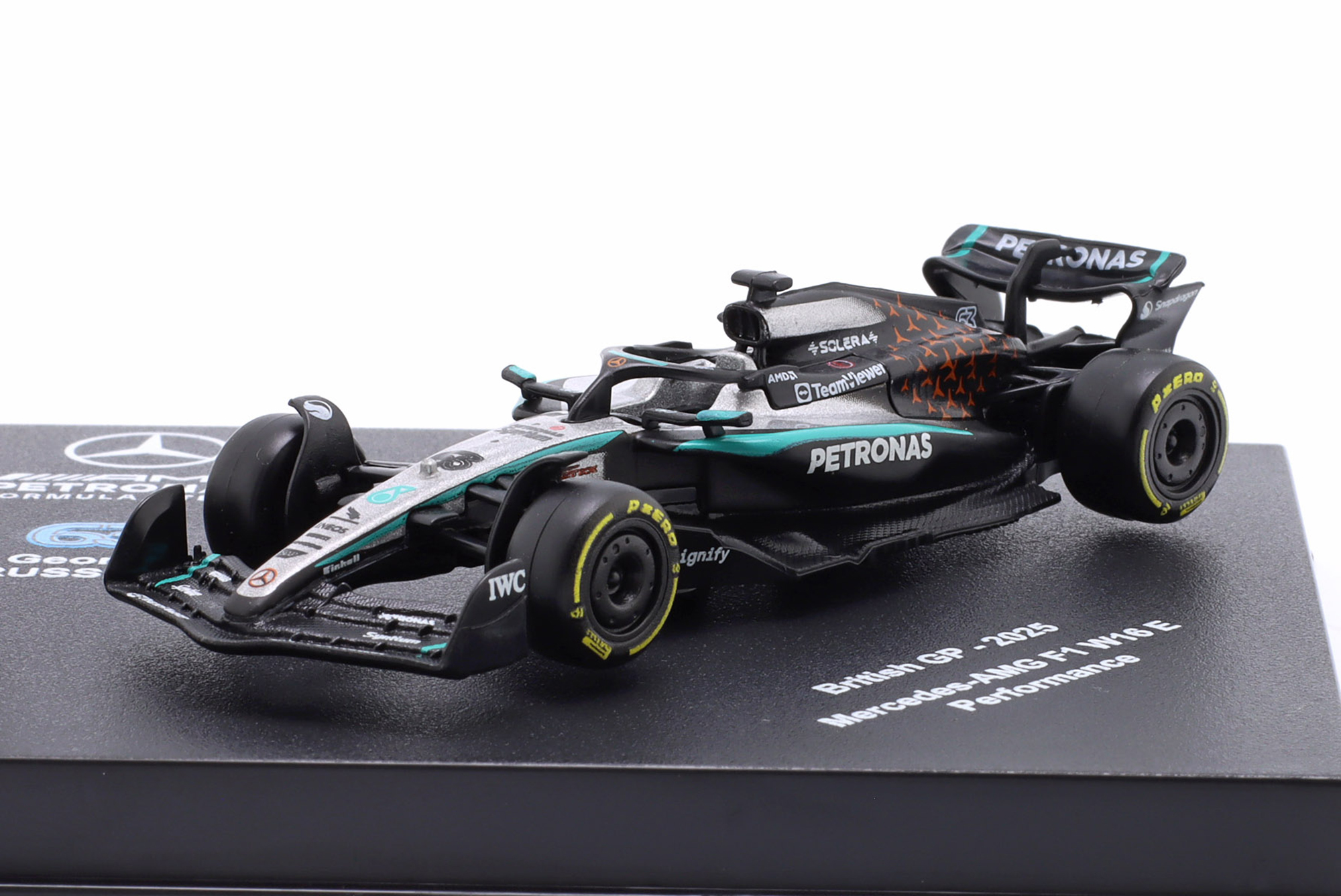 2-CAR SET MERCEDES-AMG F1 W16 E #12 FORMULA 1 2025 KIMI ANTONELLI / НАБОР ИЗ 2 МОДЕЛЕЙ МЕРСЕДЕС-АМГ ФОРМУЛА-1 W16 КИМИ АНТОНЕЛЛИ