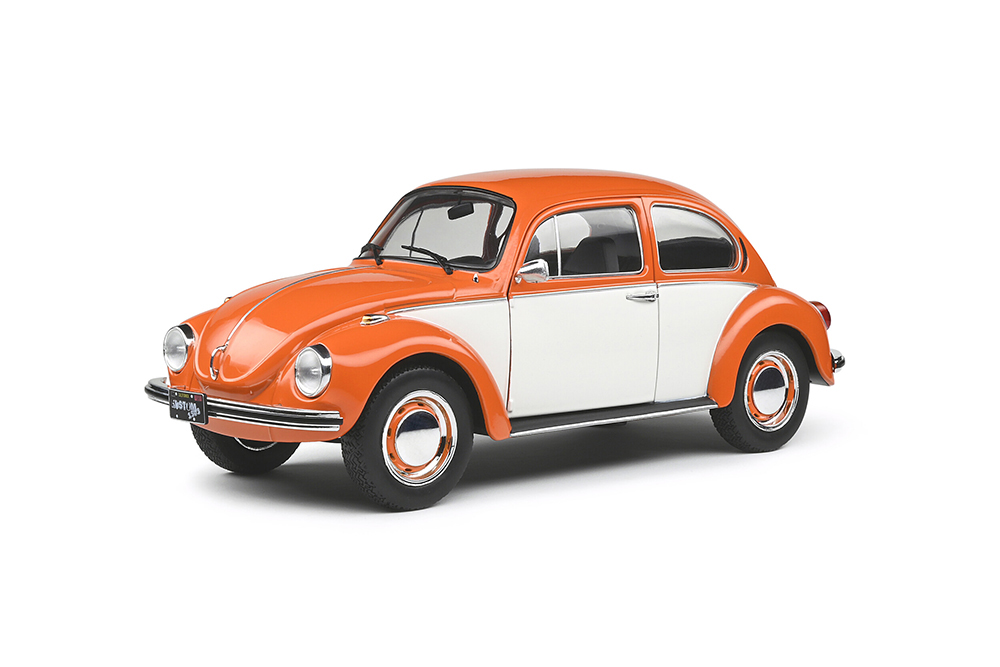 VW VOLKSWAGEN KAFER (BEETLE) 1303 1974 ОРАНЖЕВЫЙ С БЕЛЫМ