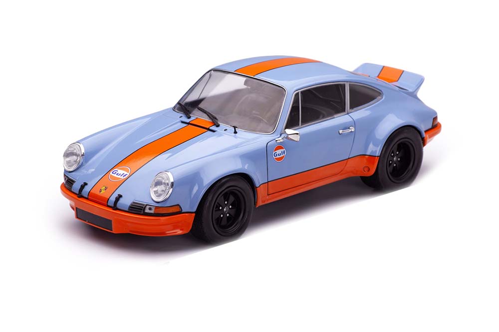 PORSCHE 911 RSR 1973 GULF OIL ГОЛУБОЙ С ОРАНЖЕВЫМ