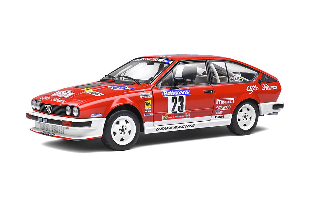 ALFA ROMEO GTV 6 NO 23 TOUR DE CORSE 1985 LOUBET/VIEU