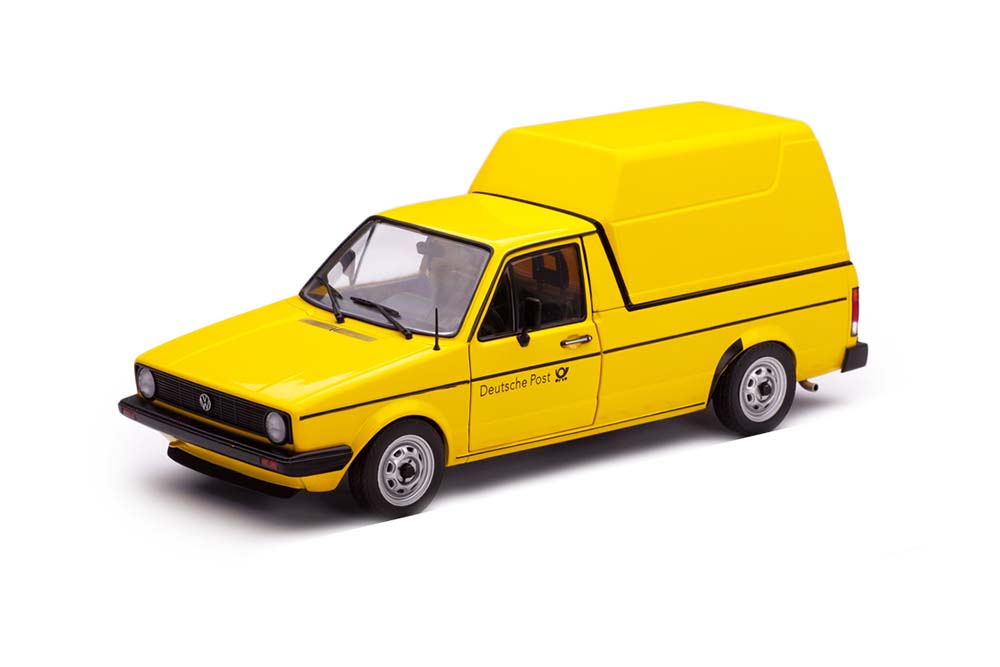 VW VOLKSWAGEN CADDY MK. 1 GERMAN POST 1982 ЖЕЛТЫЙ