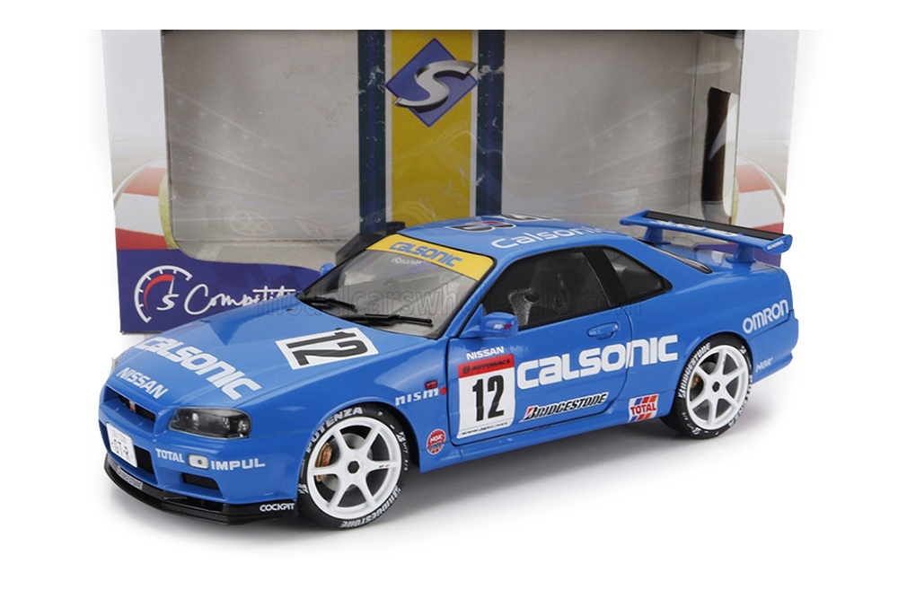 NISSAN SKYLINE GT-R (R34) STREETFIGHTER #12 CALSONIC TRIBUTE 2000, BLUE