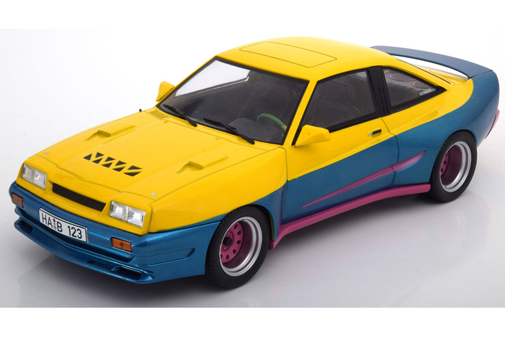 OPEL MANTA B MATTIG FROM THE MOVIE MANTA MANTA 1991 YELLOW BLUEMETALLIC PURPLE