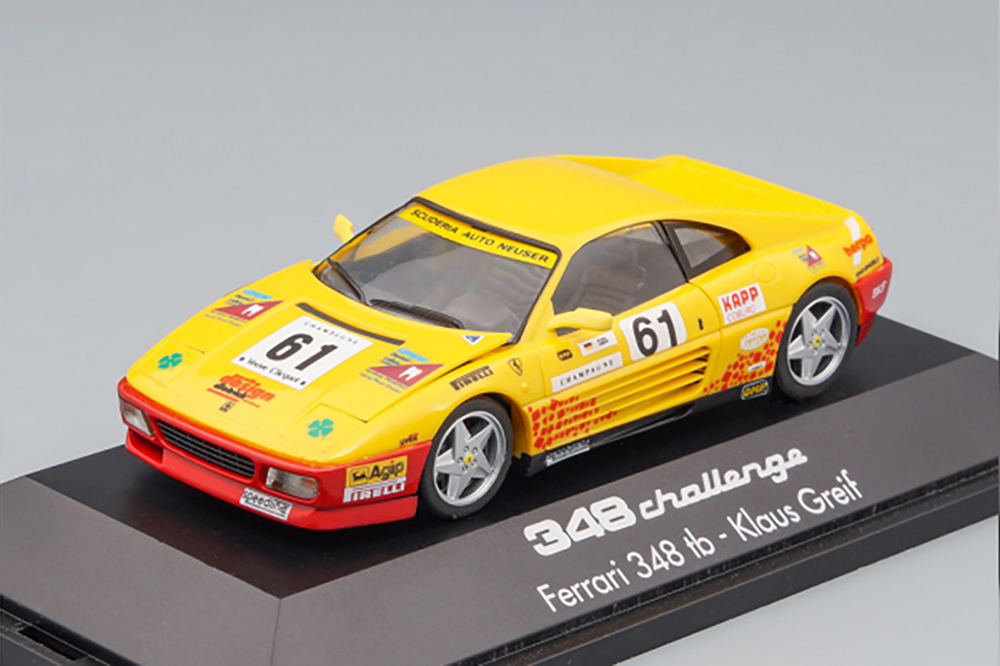 FERRARI 348TB CHALLENGE #61 KLAUS GREIF, YELLOW