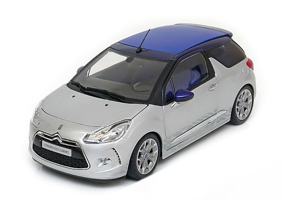 CITROEN DS3 CONVERTIBLE 2013 SILVER/GREY/BLUE