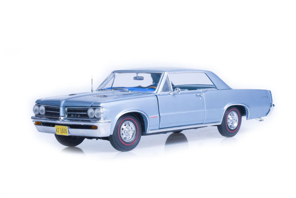 PONTIAC GTO 1964 LIGHT BLUE METALLIC
