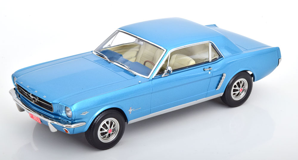 FORD MUSTANG HARDTOP COUPE 1965 LIGHT BLUE METALLIC / ФОРД МУСТАНГ