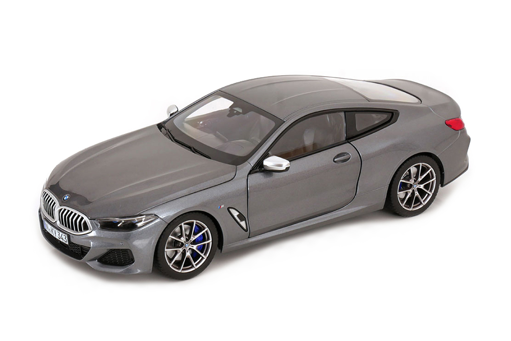 BMW M850I COUPE 2019 GREY METALLIC (ТИРАЖ 200 ШТ.)