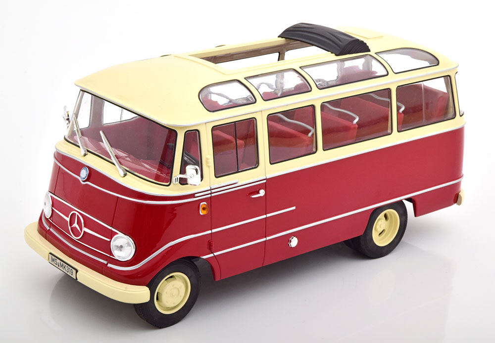 MERCEDES O319 BUS 1960 RED/CREME / МЕРСЕДЕС О319 АВТОБУС