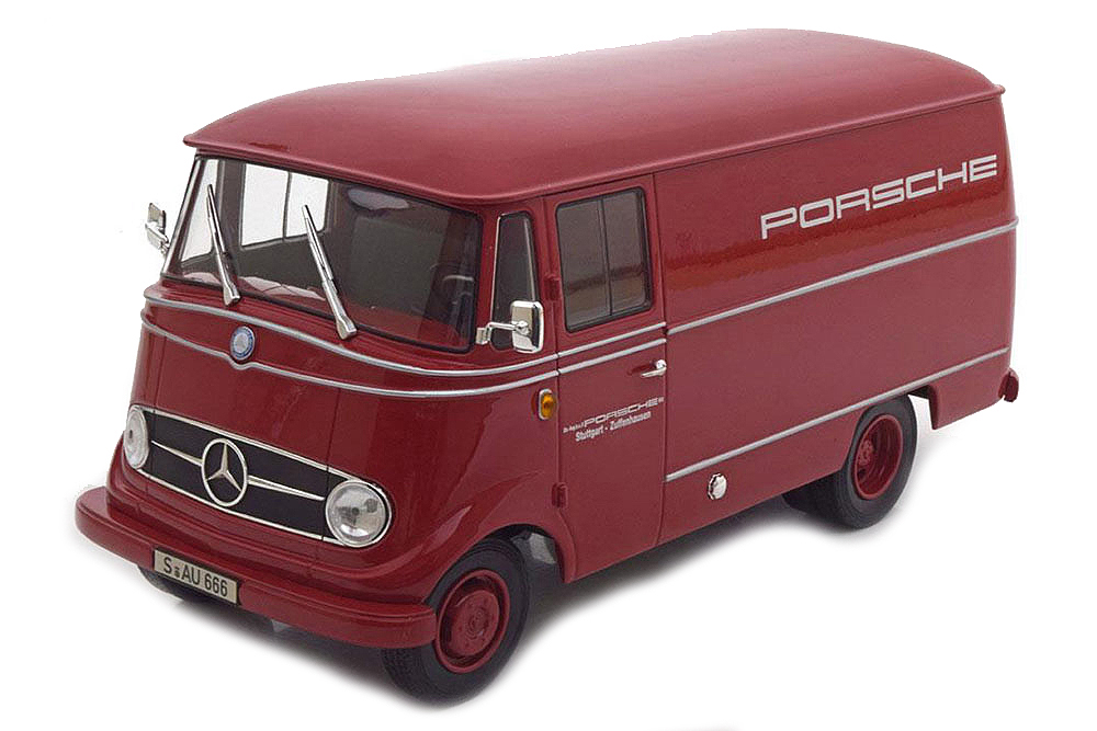 MERCEDES L319 (PORSCHE TECHNIC BUS) 1955 RED / МЕРСЕДЕС Л319 ТЕХНИЧКА ПОРШЕ