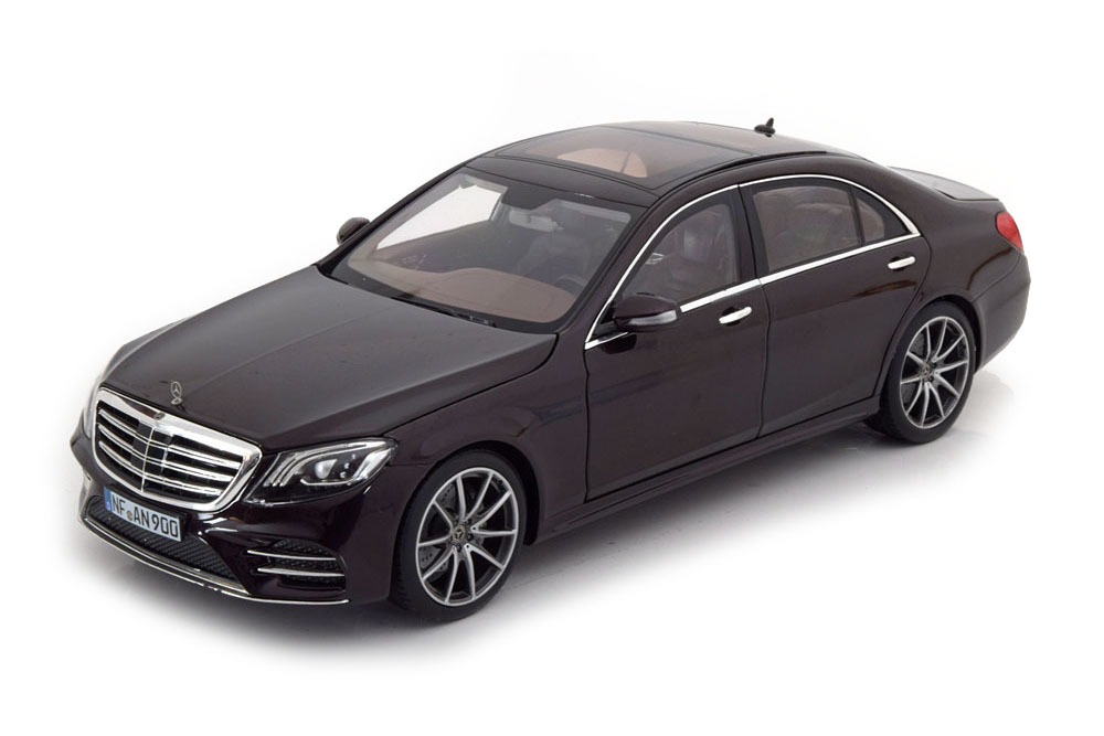 MERCEDES W222 S-CLASS AMG-LINE 2018 RUBY BLACK METALLIC